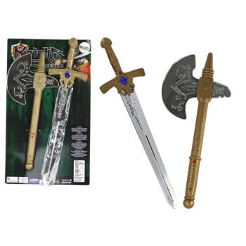 Sword Ax Set Knight Knight Fegyver gyerekeknek kép