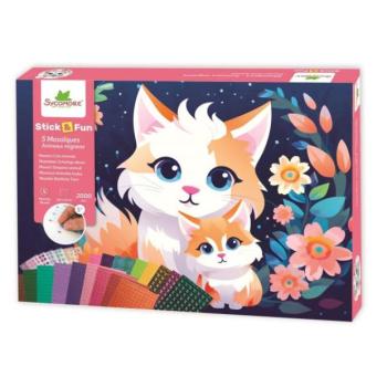 Sycomore Stick & Fun - XL mozaik - aranyos állatok kép