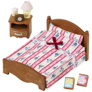 Sylvanian Families bútor - franciaágy és éjjeliszekrény kép