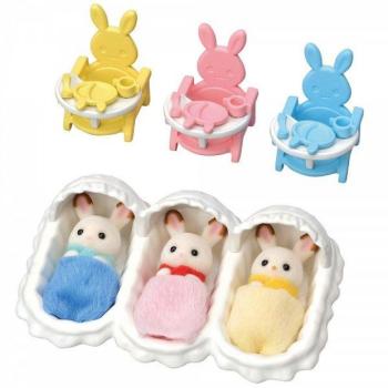 Sylvanian Families Hármas ikrek gondozási készlet