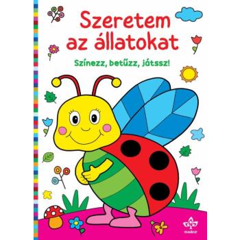 Szeretem az állatokat – Színezz, betűzz, játssz! kép