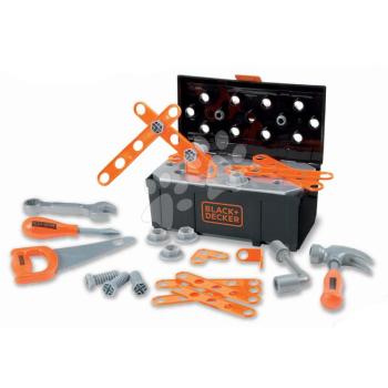 Szerszámos koffer Black&Decker DIY Tools Box Smoby rögzíthető elemekkel 34 kiegészítő kép
