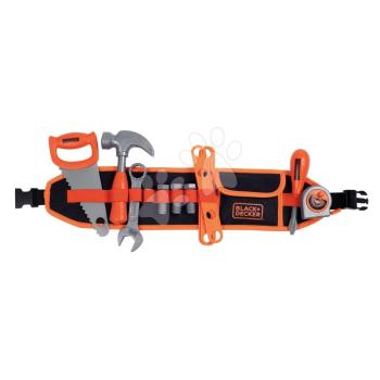 Szerszámos öv Black&Decker Toolbelt Smoby 44 cm hosszú 14 db szerszámmal kép