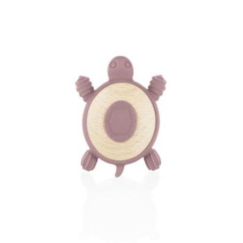 Szilikon fa rágóka Turtle, Old Pink kép
