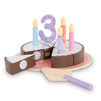 Szülinapi torta Wooden Birthday Cake Corolle 36-42 cm játékbabának 18 kiegészítő 24 hó-tól kép