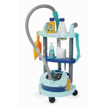 Takarítókocsi porszívóval Vacuum Trolley Clean Home Écoiffier 8 kiegészítőve kép