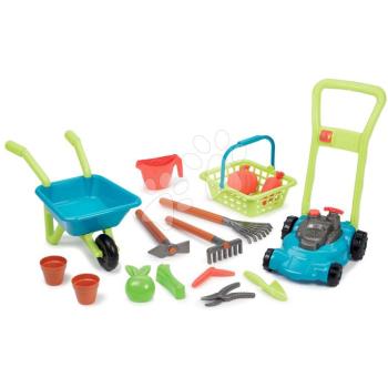 Talicska fűnyíróval Garden Super Pack 3in1 Écoiffier kerti szerszámokkal 16 kiegészítő 18 hó-tól kép