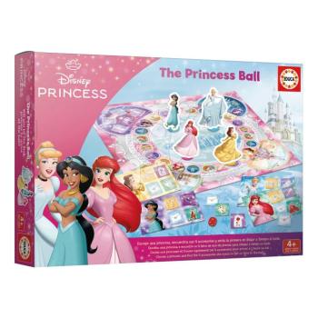 Társasjáték Bál a hercegnőkkel The Princess Ball Educa spanyolul franciául angolul és portugálul 4 évtől kép