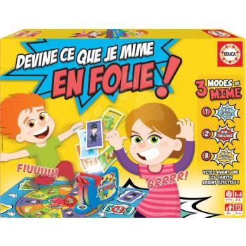 Társasjáték Devine Ce Que Je Mime En Folie! Educa francia nyelvű, 2-6 játékos részére 6 évtől kép