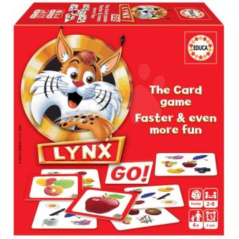 Társasjáték Gyors mint a hiúz LYNX GO! 6in1 Educa memória és gyorsaság 70 ábra 4 évtől kép