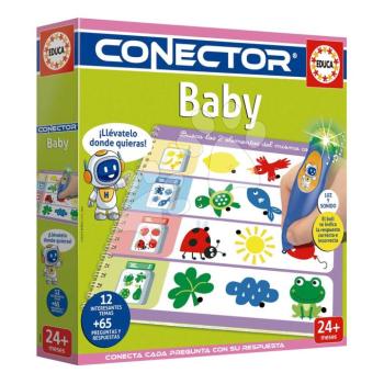 Társasjáték Képekkel tanulok Baby Conector Educa okostollal hanggal és fénnyel 65 kérdés spanyolul 24 hó-tól kép