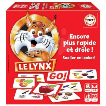 Társasjáték Lynx Gyors mint a hiúz Educa 60 ábrával legkiebbeknek francia 4 évtől kép