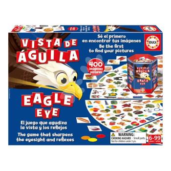 Társasjáték Sasszem My first Eagle Eye Educa 400 képpel angolul és spanyolul 6 évtől