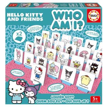 Társasjáték találd ki, ki vagyok Who am I Hello Kitty Educa 48 kártyalap 2 játékosnak spanyol angol francia és portugál nyelven 5 évtől kép