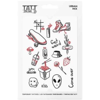 TATTonMe Vízálló ideiglenes tetoválások Városi mix kép