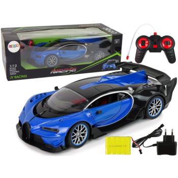 Távirányítós autó Bugati Chiron távirányítós ajtónyitás kék 1:12 kép