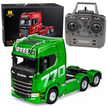 Távirányítós kamion R/C Scania 770S 1:8 zöld kép