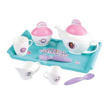 Teakészlet tálcán Gabby Tea Set Smoby két csészével 8 kiegészítővel kép