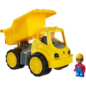 Teherautó Power Worker Dumper+Figurine BIG munkagép 33 cm gumikerekekkel 2 évtől kép