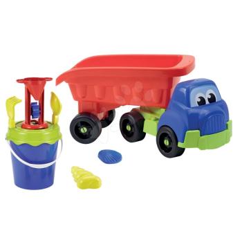 Teherautó Truck XL Écoiffier 63 cm vödör szettel és malommal homokozóba 18 hó-tól kép