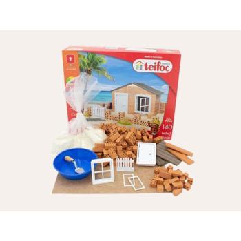 Teifoc Tégla építőkockák - strand házikó