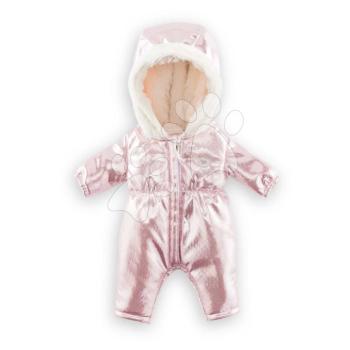 Téli overál Pink Bunting Ma Corolle metálfényű rózsaszín 36 cm játékbabának kép