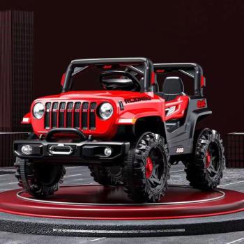 Terep 4x4 piros elektromos játékautó kép