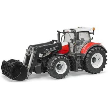 Testvér traktor STEYR 6300 TERRUS CVT homlokrakodóval kép