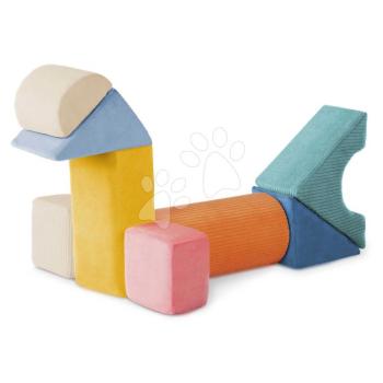 Textilbevonatú habformák Tumble-y Towers B-Toys 8 színes kocka a tapintás és az érzékelés fejlesztésére 6 hó-tól kép
