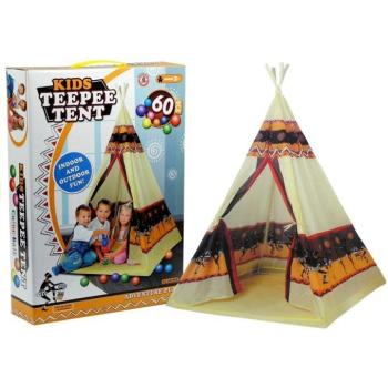 Tipi indián játszóház + 60 golyó 155 cm kép