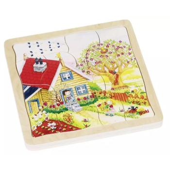 Többrétegű puzzle - Évszakok kép