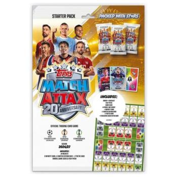 Topps Match Attax UCC 2026/27 futballkártyák - Kezdőcsomag kép