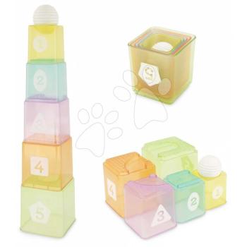 Toronyépítő Cups & Ball Learning Set Infantino poharak és labda 6 hó-tól kép