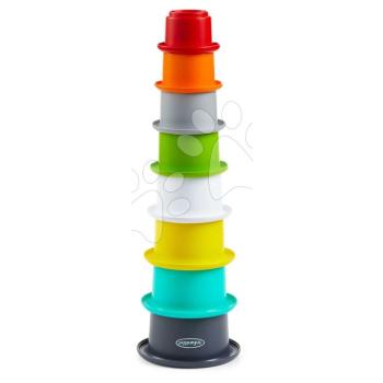Toronyépítő Stack'N Nest Cups Infantino 8 részes 9 hó-tól kép