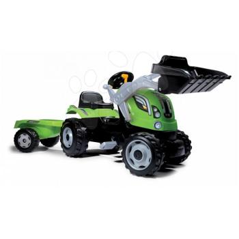 Traktor homlokrakodóval és utánfutóval Smoby Farmer Max 710109 kép