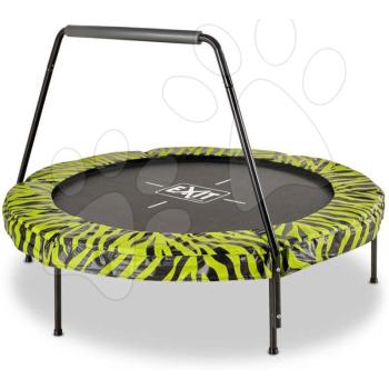 Trambulin kapaszkodóval Tiggy Junior Exit Toys átmérője 140 cm zöld kép