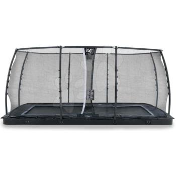 Trambulin védőhálóval Dynamic Groundlevel Black Exit Toys süllyeszett 305*519 cm fekete kép
