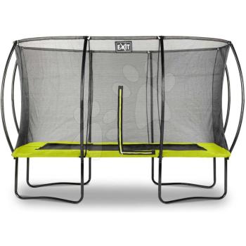Trambulin védőhálóval Silhouette trampoline Exit Toys 244*366 cm zöld kép