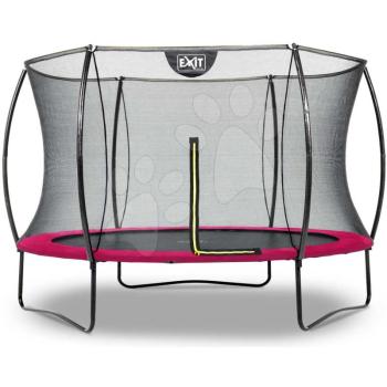 Trambulin védőhálóval Silhouette trampoline Exit Toys kerek 305 cm átmérővel rózsaszin kép