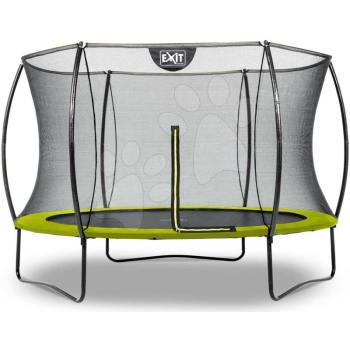 Trambulin védőhálóval Silhouette trampoline Exit Toys kerek 305 cm átmérővel zöld kép