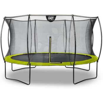 Trambulin védőhálóval Silhouette trampoline Exit Toys kerek 366 cm átmérővel zöld kép