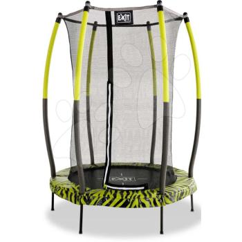 Trambulin védőhálóval Tiggy Junior trampoline Exit Toys 140 cm átmérővel zöld kép