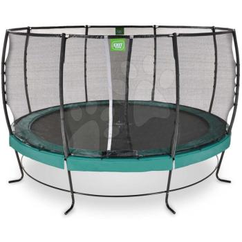 Trambulinvédőhálóval Lotus Premium Exit Toys átmérője 253 cm zöld kép