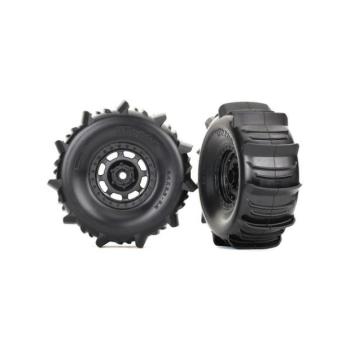 Traxxas kerék 3,2 / 2,2", Desert Racer tárcsa, Lapátos gumi (pár) kép