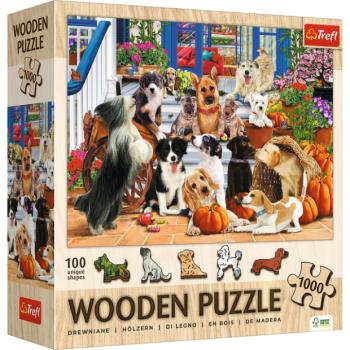 Trefl Fa puzzle 1000 - Kutyabarátok kép
