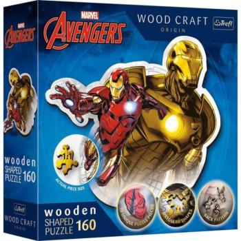 Trefl Fa puzzle 160 darab - Brave Iron Man / Disney Marvel Heroes kép