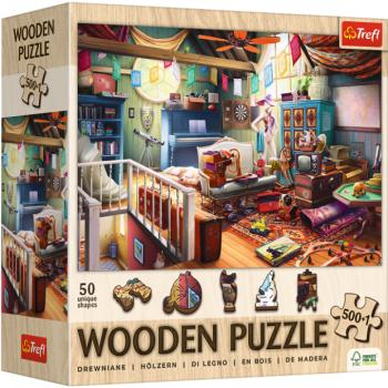 Trefl Fa puzzle 501 - Kincsek a padláson kép