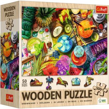 Trefl Fa puzzle 501 - Színes koktélok kép
