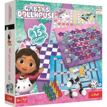 Trefl Gabby's Dollhouse 15 társasjáték készlet kép