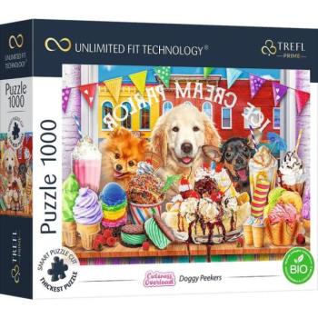 Trefl Prime puzzle 1000 UFT - Egy rakás cukiság: Kutyanyomozók kép